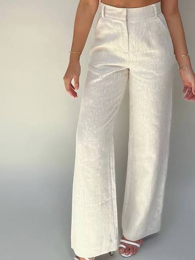 Tailored Linen Trouser